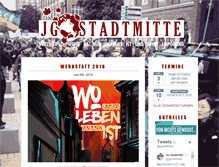 Tablet Screenshot of jg-stadtmitte.de
